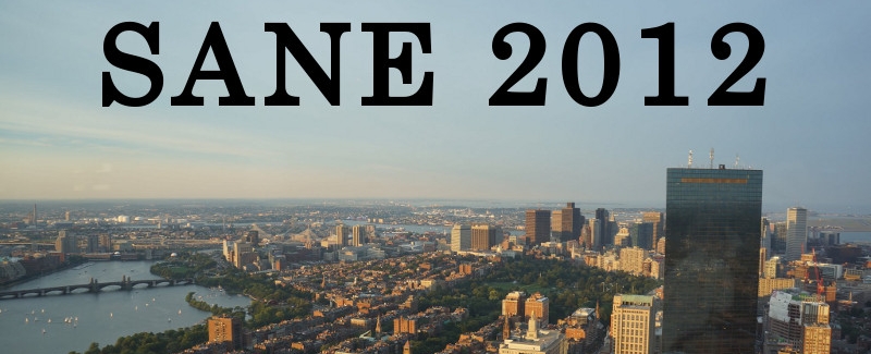 SANE 2012 - Boston, MA